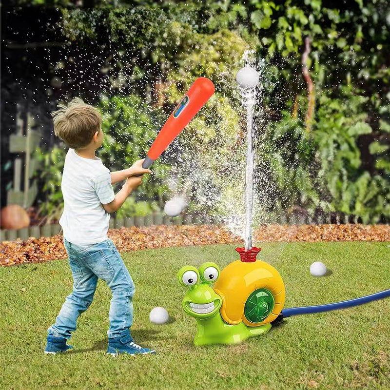 Cartoon snail sprinkler for boys and girls, summer garden lawn, water - spraying toys, fun pool party, backyard - V.I.P Digital Presence