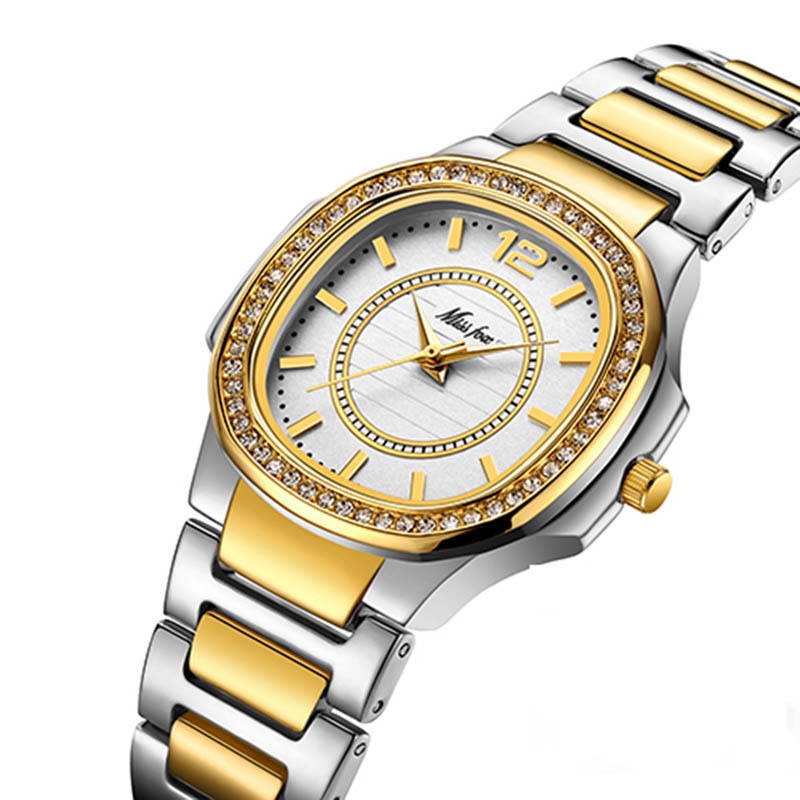 Missfox 2549 Women Watches Women Fashion Watch Geneva Designer Ladies Watch Luxury Brand Diamond Quartz Gold Wrist Watch Gifts For Women - V.I.P Digital Presence