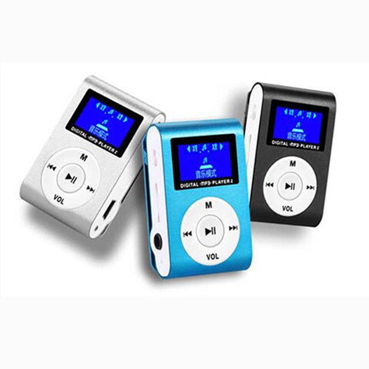 Screen Card Mp3 Card Clip Mp3 Metal Aluminum Housing Sports Mp3 - V.I.P Digital Presence