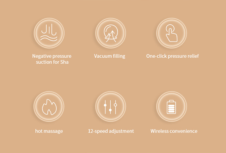 12 Levels Electric Intelligent Scraping Cupping Device Household Wireless Cup Instrument Painless Dredge Meridians Health Care - V.I.P Digital Presence