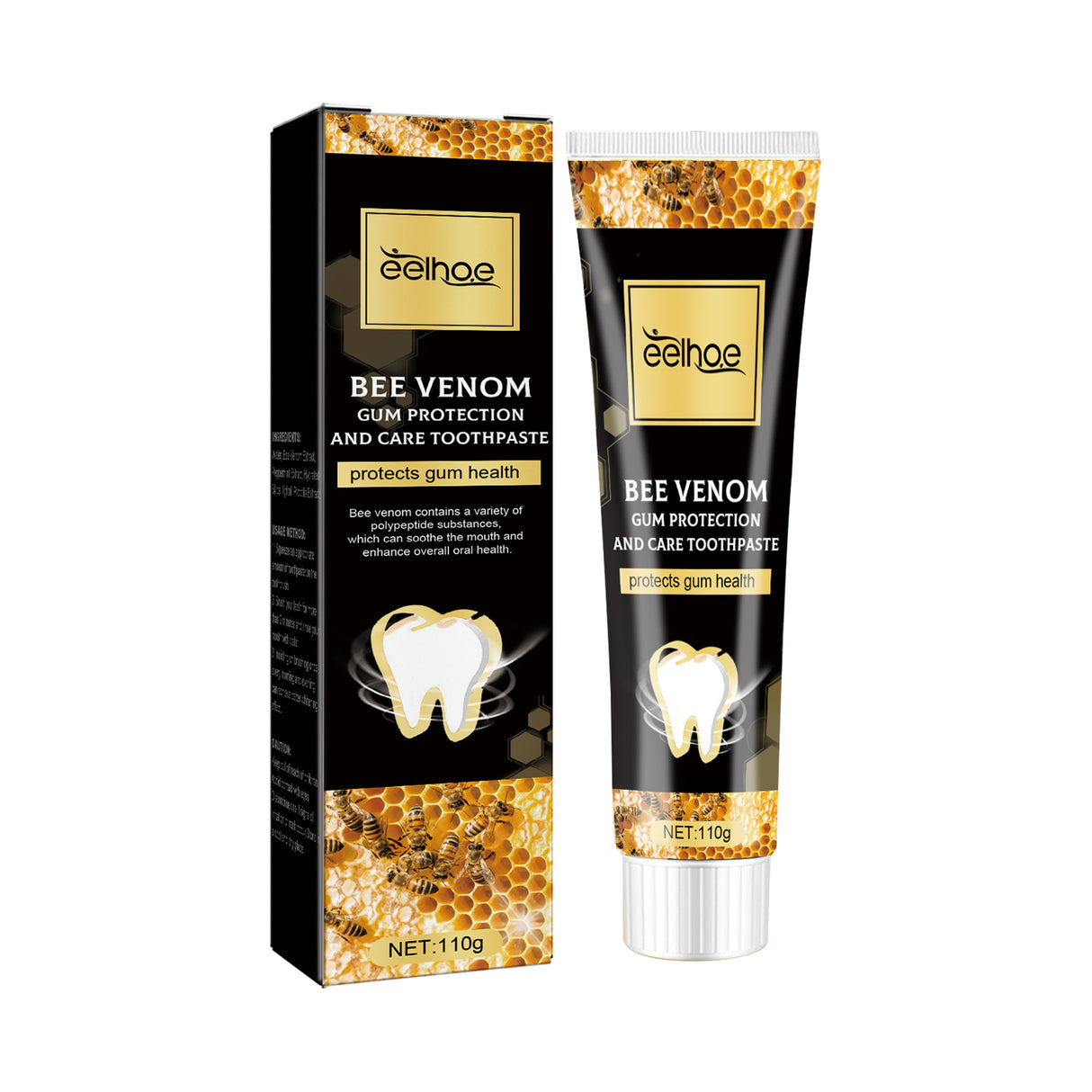 Bee Venom Gingival Toothpaste, Cleaning Stains Breath Fresh Whitening Toothpaste - V.I.P Digital Presence