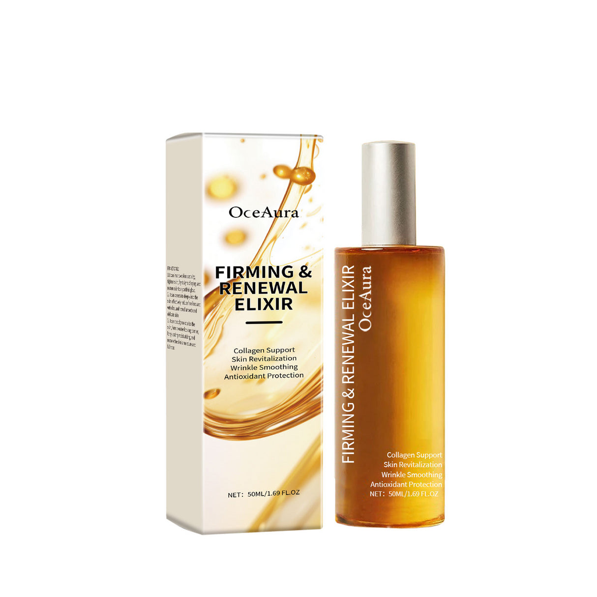 Firming Essence Hydrates, Moisturizes And Firms Skin With Elastic, Delicate, Brightening And Smoothing Care Essence