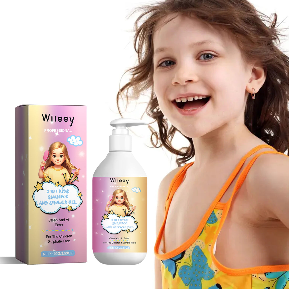 2 In 1 Kids Shampoo And Shower Gel, Repair Dry Hair End And Scalp Massage Gently Clean And Smooth Hair - V.I.P Digital Presence
