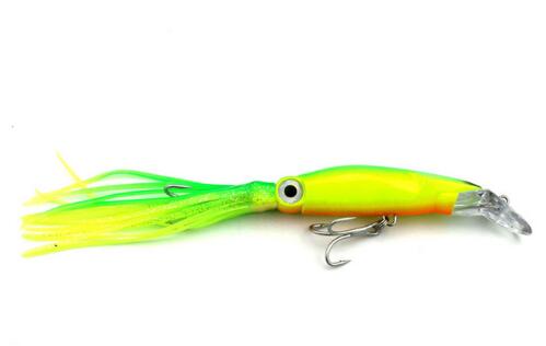 LEO Lifelike Big Octopus Squid Jig Fishing Lure 14cm/40g Hard Plastic Artificial Bait - V.I.P Digital Presence