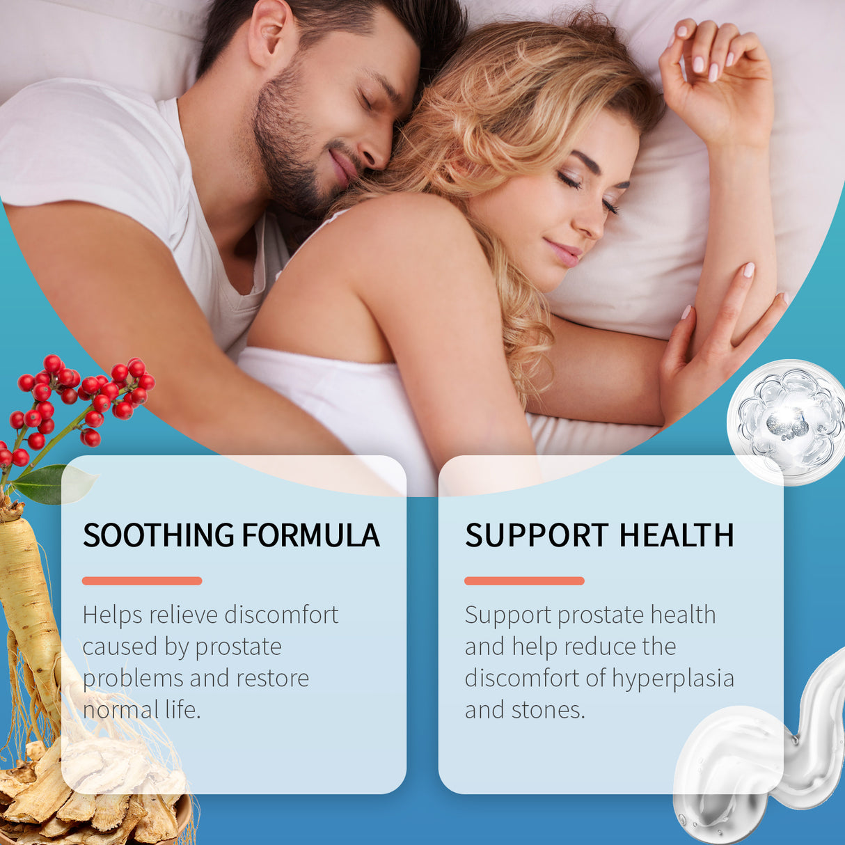 Men's Care Gel Gentle Ingredients Moisturize And Moisturize Daily Massage Body Care Gel - V.I.P Digital Presence