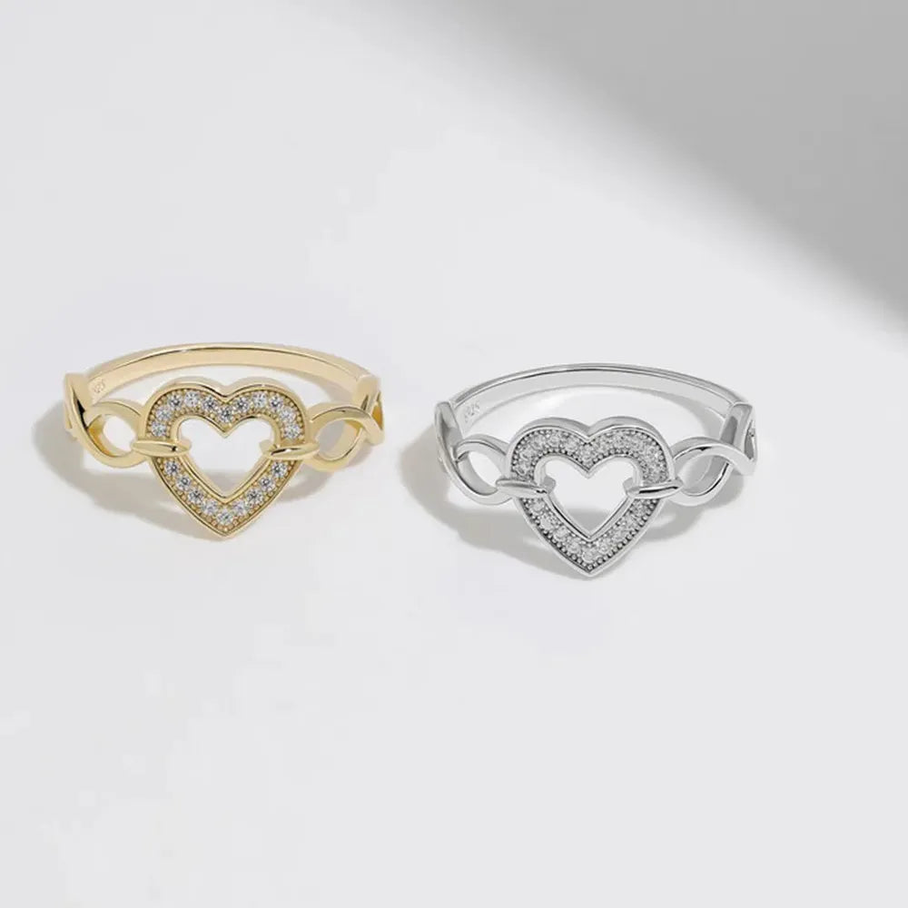 925 Sterling Silver Heart Ring - V.I.P Digital Presence