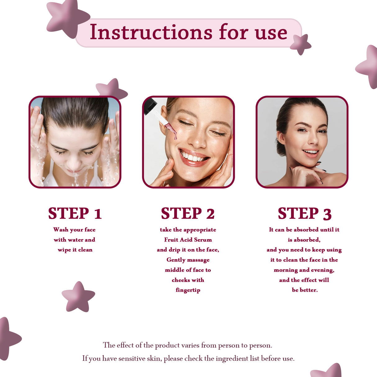 Acid Essence, Shrinks Pores, Removes Blackheads, Pimples And Acne Marks, Brightens Skin Tone Moisturizing Essence