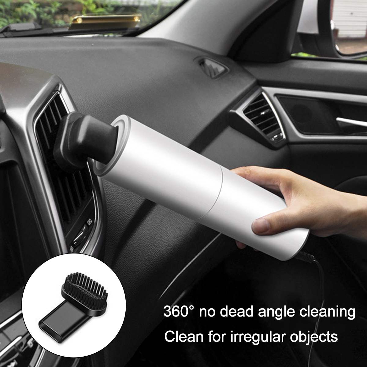 Mini 120W Suction Portable Vacuum Cleaner For Car Low Noise Handheld Car Vacuum For Car Home Computer Cleaning - V.I.P Digital Presence