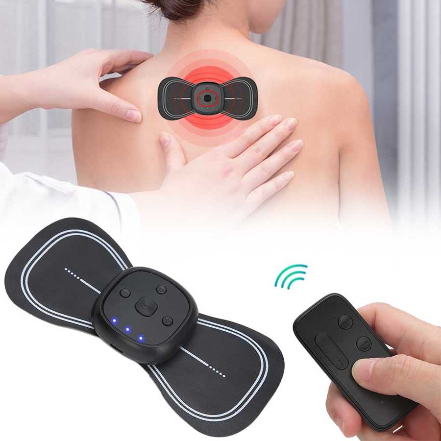 Rechargeable Wireless Remote Control Cervical Massage Paste Mini Massage Paste Cervical Spine Massager Cervical Spine Paste - V.I.P Digital Presence