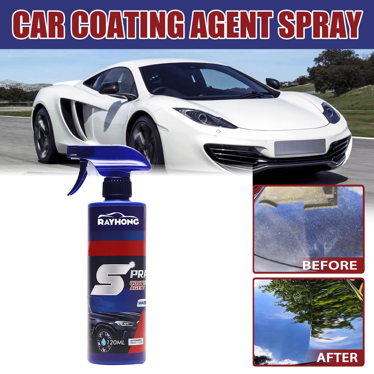 Auto Coating Spray, Auto Paint Maintenance Paint Decontamination And Brightening Nano Coating Spray Coating Agent - V.I.P Digital Presence