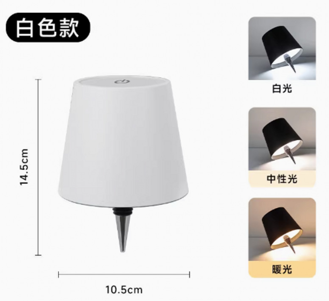 LED Creative Wine Bottle Light for Bar: Movable, Rechargeable, RGB Dimmable Decorative Bottle Lamp - V.I.P Digital Presence