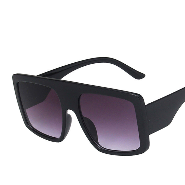 Large Frame Sunglasses Mask New Trend Retro Personality Street Shooting Sunglasses