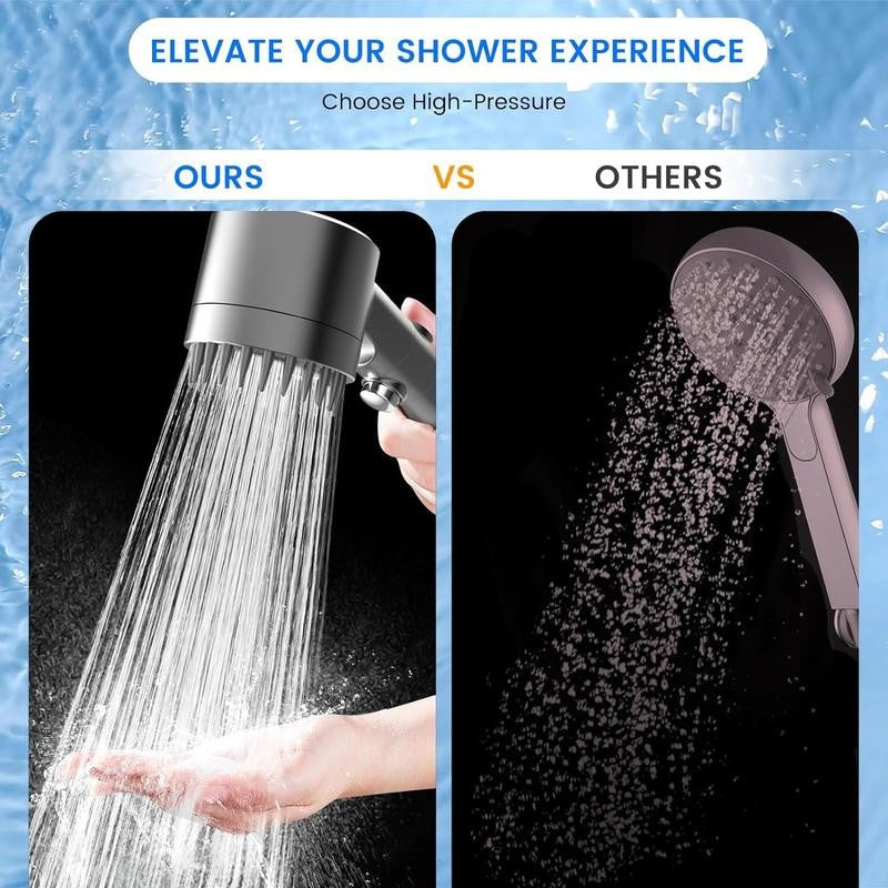Shower set (shower head, adapter, water pipe, filter element) - V.I.P Digital Presence