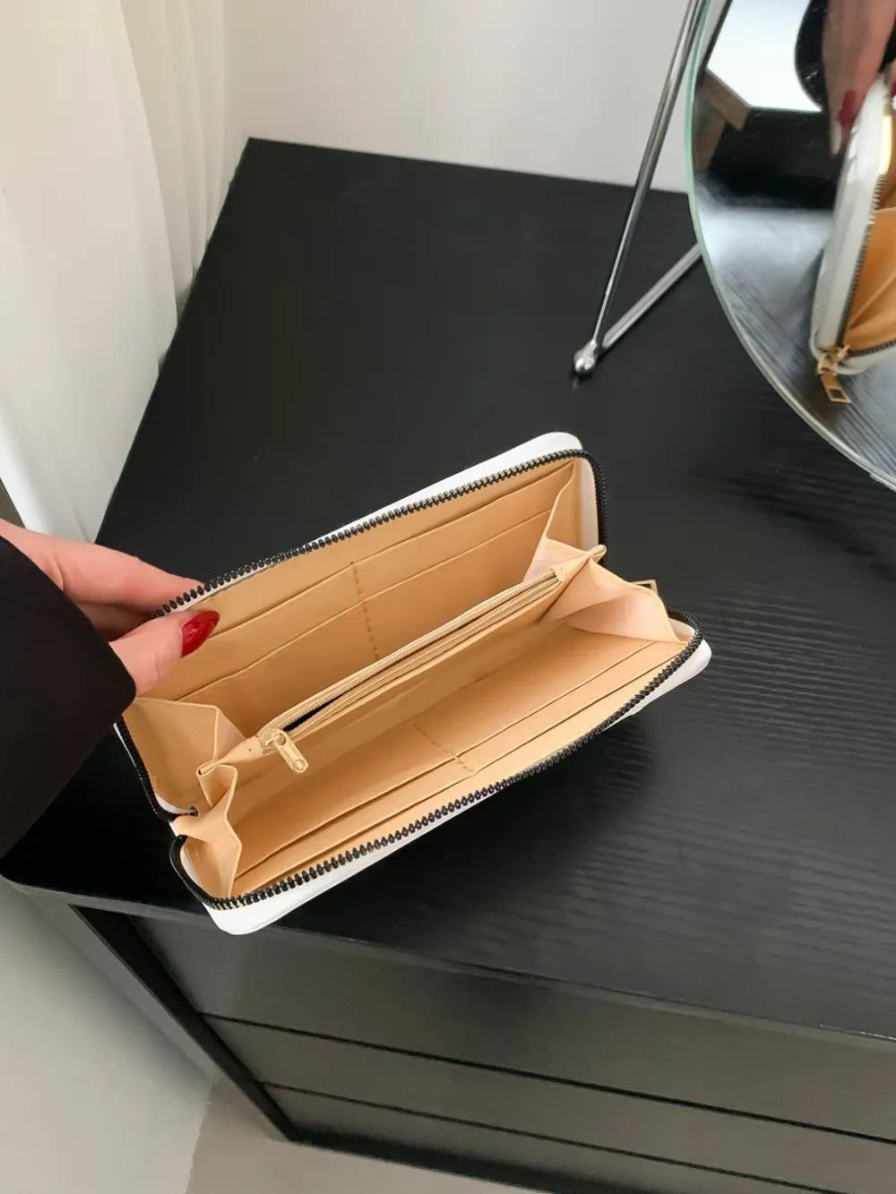 PU Leather Solid Color Wallet - V.I.P Digital Presence