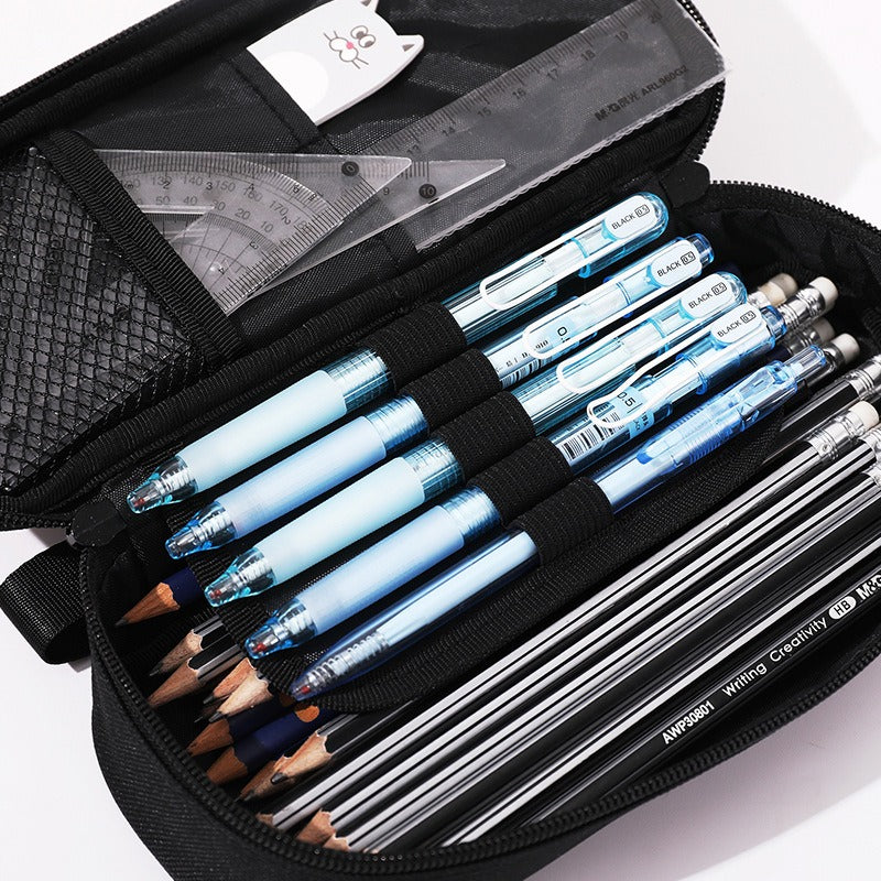 Pencil Case For Elementary School Students Pencil Case Large Capacity Children Simple Multifunctional Universe Star Stationery Box - V.I.P Digital Presence