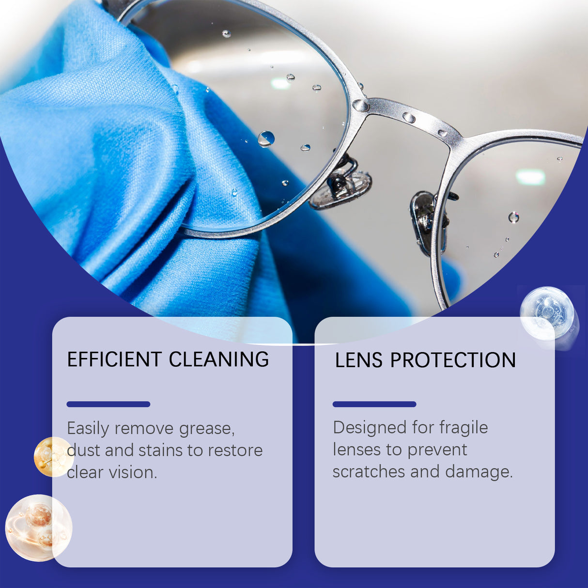 Eyeglass Cleaning Spray Cleans And Maintains Lenses With Anti-Fogging And Clear Vision Portable Cleaning Spray - V.I.P Digital Presence