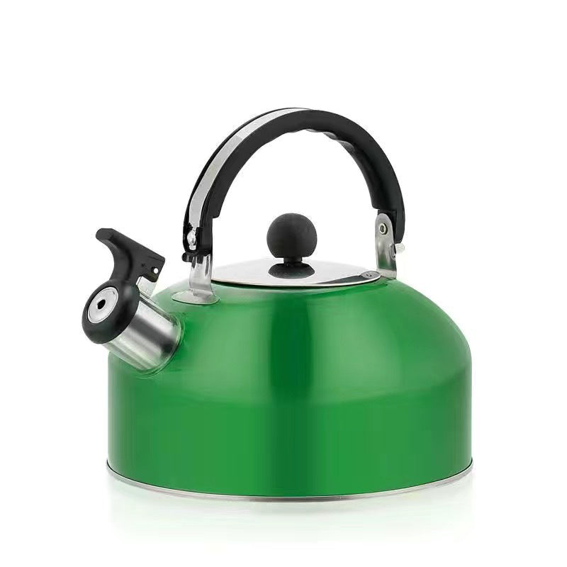 A 3L stainless - steel kettle for gas heating. It features a whistle and a comfortable handle, suitable for cooking and tea. - V.I.P Digital Presence