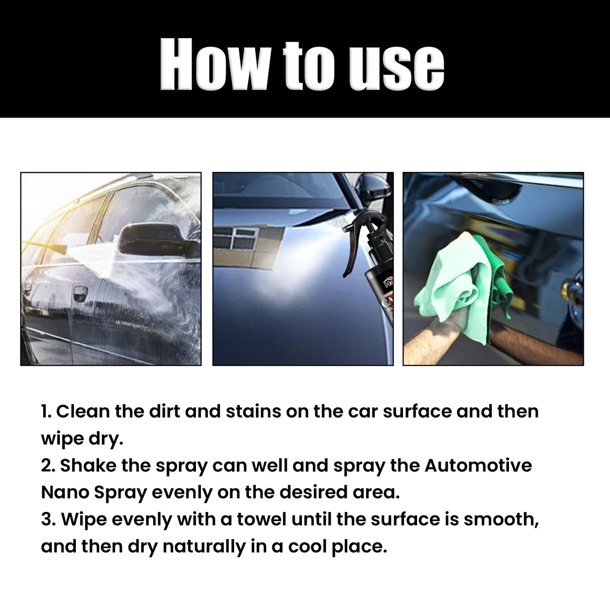 Car Nano Paint Coating Agent, Maintenance Paint Decontamination Brightening Automotive Coating Coating Spray For All Vehicles - V.I.P Digital Presence