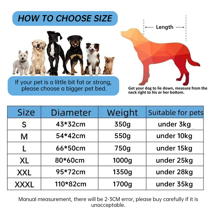 New, soft, and cozy fleece pet bed. Waterproof bottom. Suitable for small, medium & large pets. Keeps pets warm. - V.I.P Digital Presence