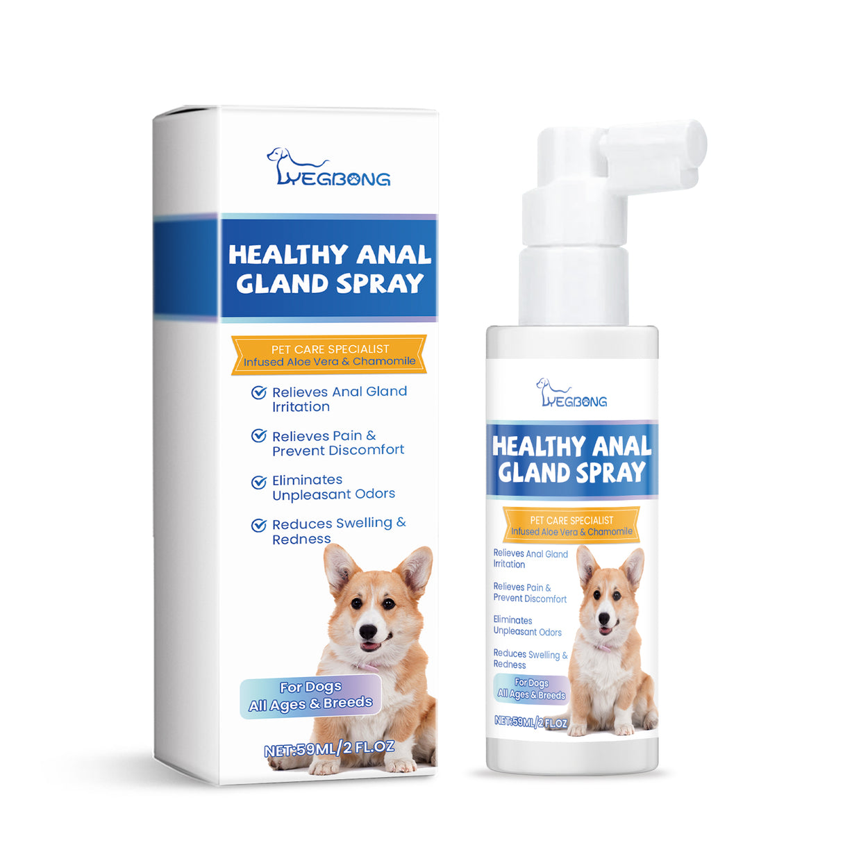 Dog Anal Gland Odor Removal Spray, Mild Ingredients Fresh Clean Odor Removal After Potting Care - V.I.P Digital Presence