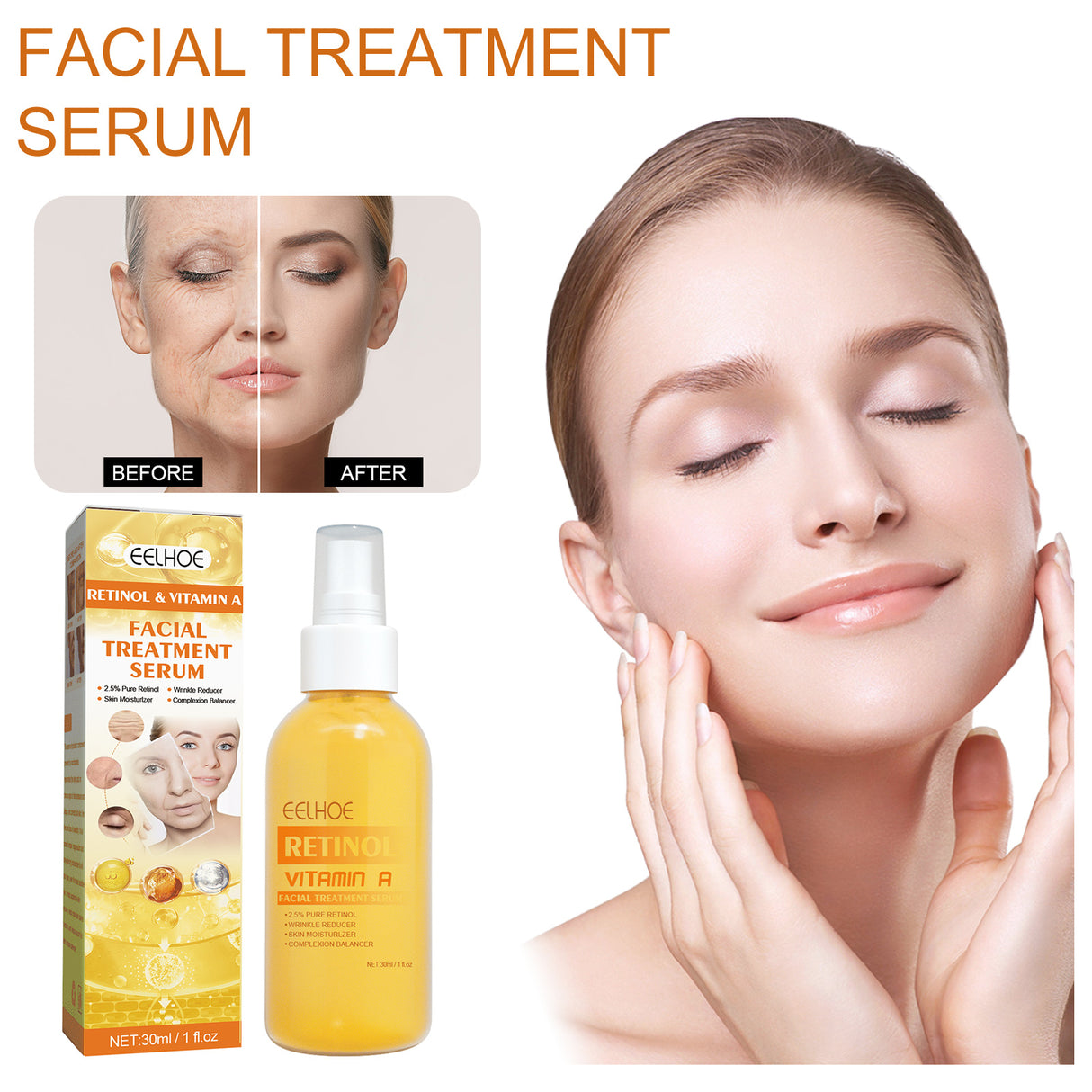 Retinol Anti Wrinkle Essence Spray, Shrinks And Tightens Pores, Brightens Skin, And Reduces Lines Spray - V.I.P Digital Presence