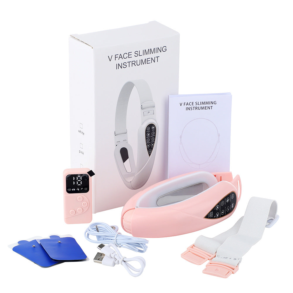 Remote Control Micro Current Color Light Face Slimmer With Five Modes Patch Pulse Massager EMS Tight Lift V-Face Instrument - V.I.P Digital Presence