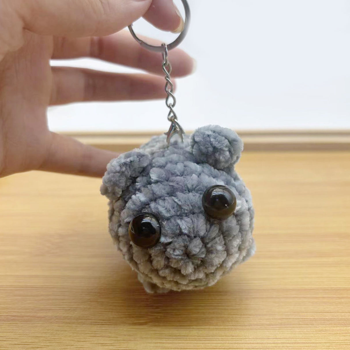 Chenille singing sad hamster keychain pendant Hamster emotional comfort doll - V.I.P Digital Presence