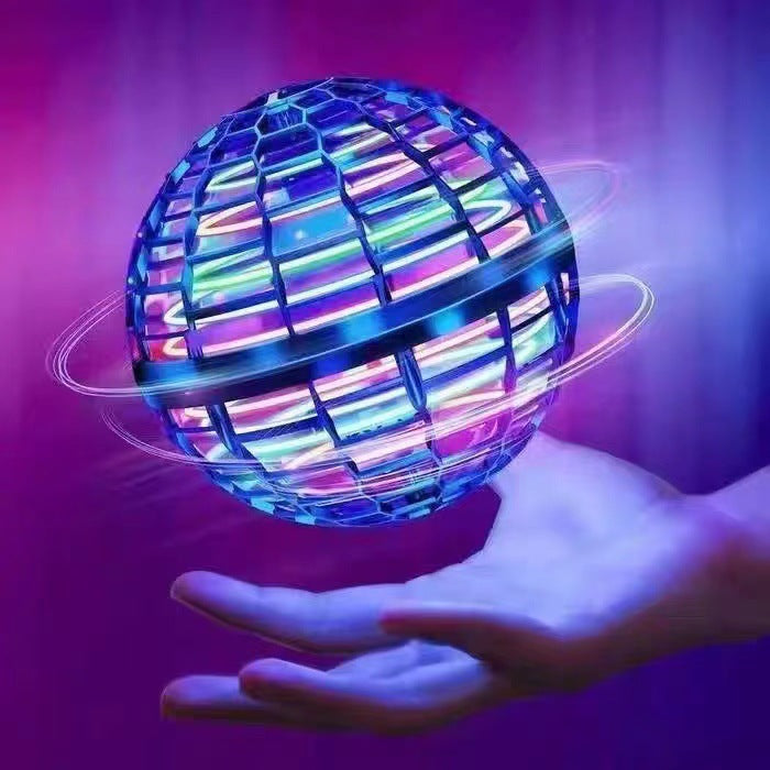 UFO intelligent sensing spinning ball magic flying ball floating ball fingertip glowing magic ball children's toy - V.I.P Digital Presence