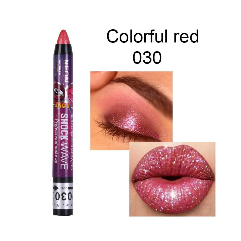 KISS SUSY 36 color eye shadow pencil stick lip pencil 2 in 1 is not easy to smudge - V.I.P Digital Presence