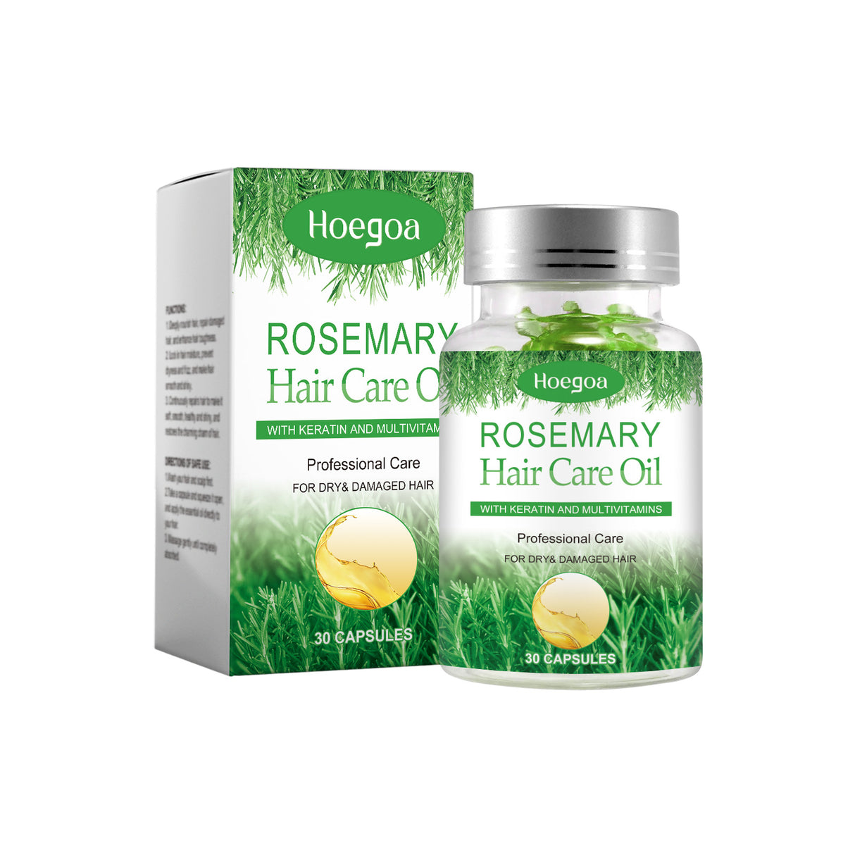 Rosemary Hair Care Capsules Nourishing Hair Care Capsules Soothing And Repairing Frizzy Rosemary Capsules - V.I.P Digital Presence