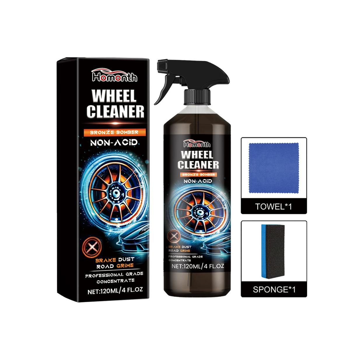Wheel Cleaner, The Tire Wheel Polishing Dirt Clean Renovation Lighten The Maintenance Kit - V.I.P Digital Presence