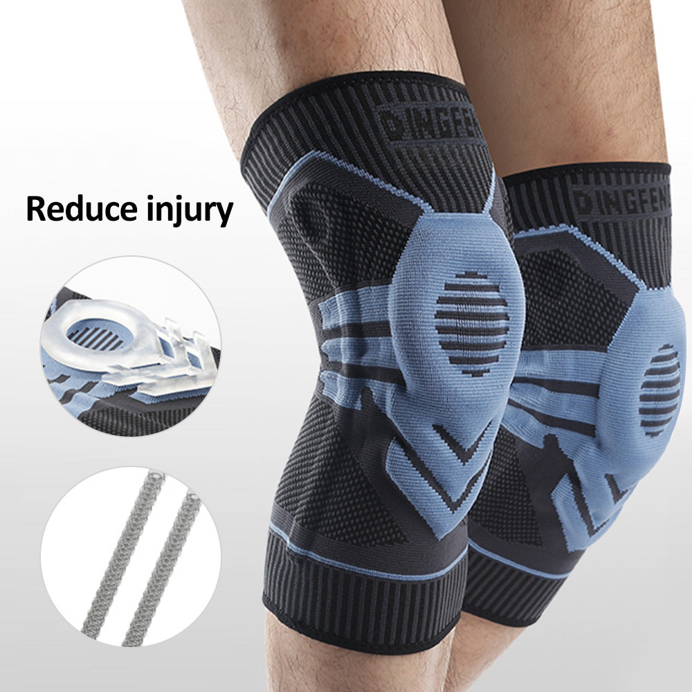 Hailicare Silicone Knee Pads Anti-Slip Anti-Collision Anti-Collision Booster Support Fixator Sports Knee Pads - V.I.P Digital Presence