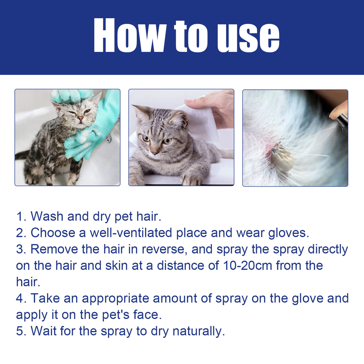 Pet Flea Spray, Cat And Dog Pet Skin Cleansing External Lice Tick Anti-Itch Spray - V.I.P Digital Presence