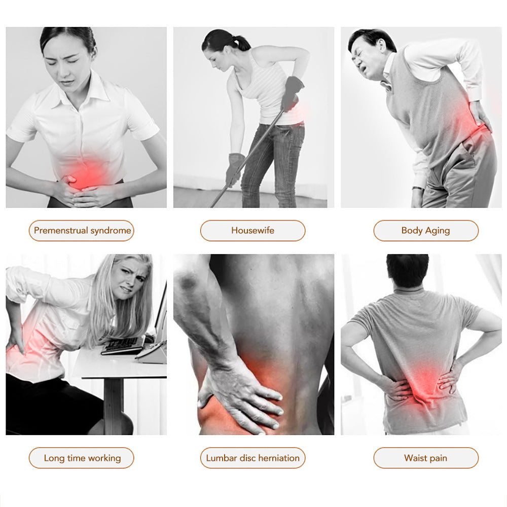 Electric Heating Waist Protection Vibration Massage Lumbar Protrusion Lumbar Vertebra Warm Compress Moxibustion Health Care Protective Belt - V.I.P Digital Presence
