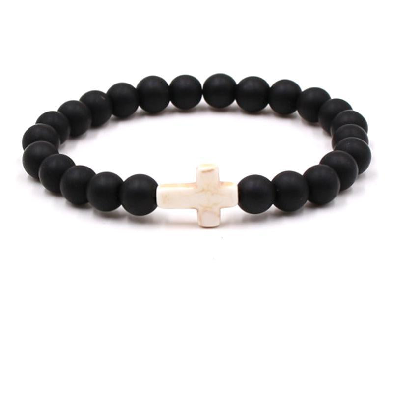 Fashion bead jewelry cross bracelet - V.I.P Digital Presence