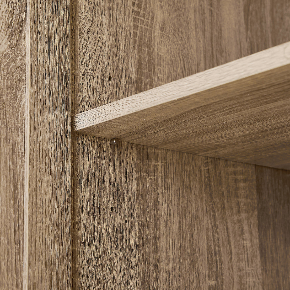 Storage Cabinet with Two Doors for Bathroom, Office, Adjustable Shelf, MDF Board, Brown - V.I.P Digital Presence