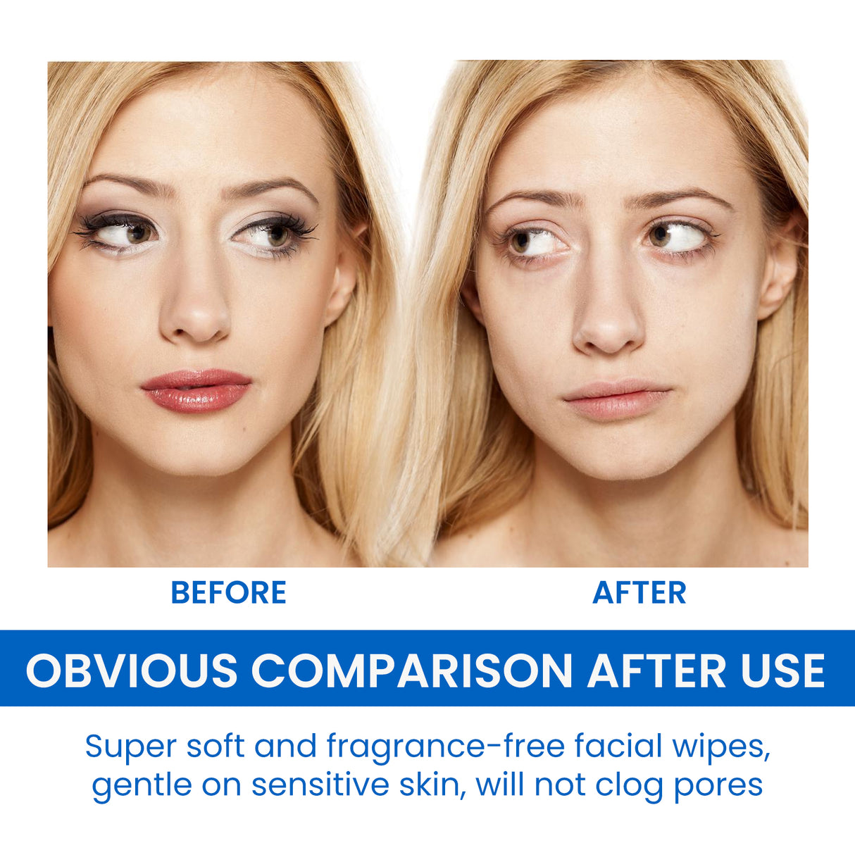 Gentle Makeup Remover Wipes Deep Cleanse Face Eye And Lip Makeup Gentle Refreshing Non-Irritating Makeup Remover Wipes - V.I.P Digital Presence