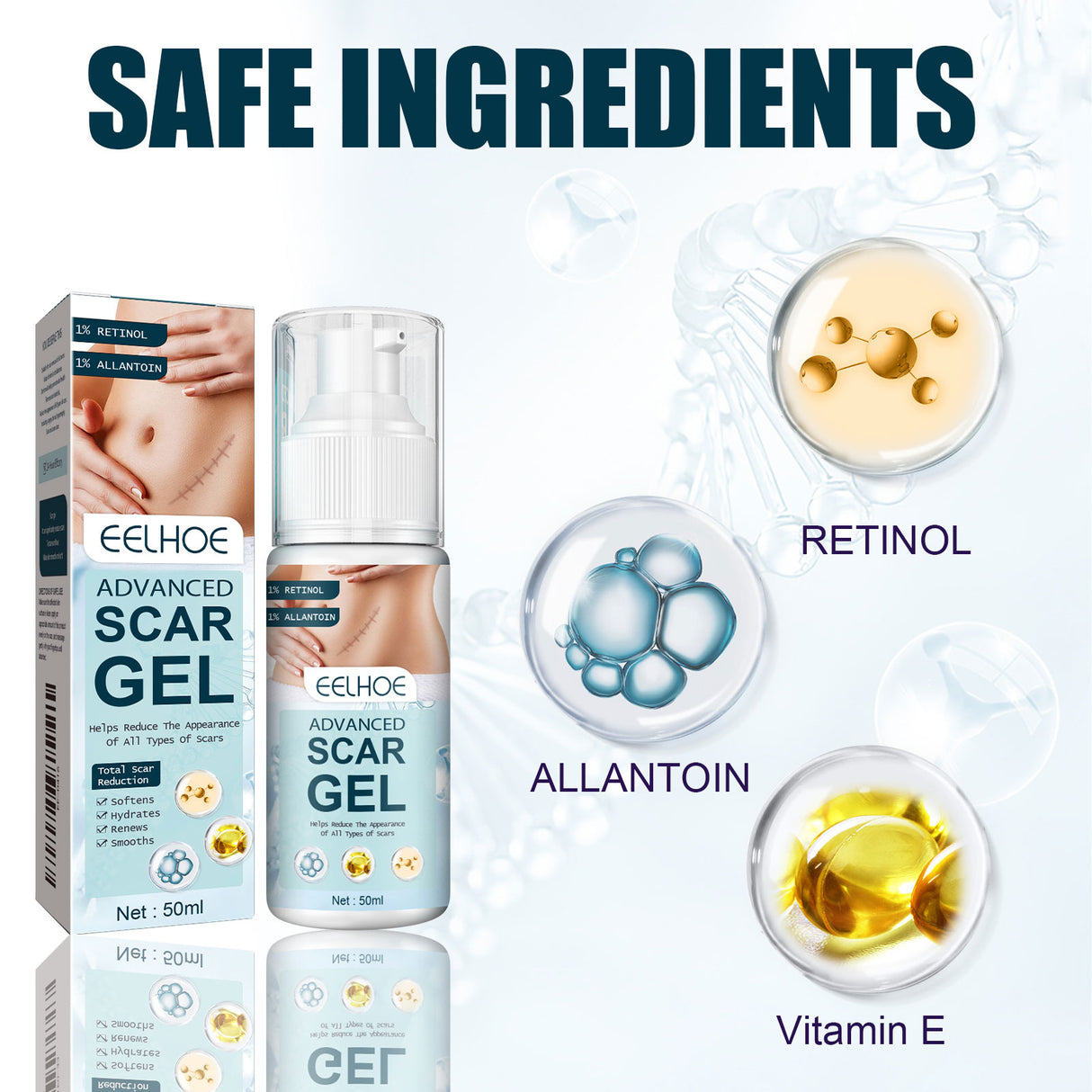 Skin Repair Gel, Gentle Care Body Skin Smooth Smooth Skin Moisturizing Gel - V.I.P Digital Presence