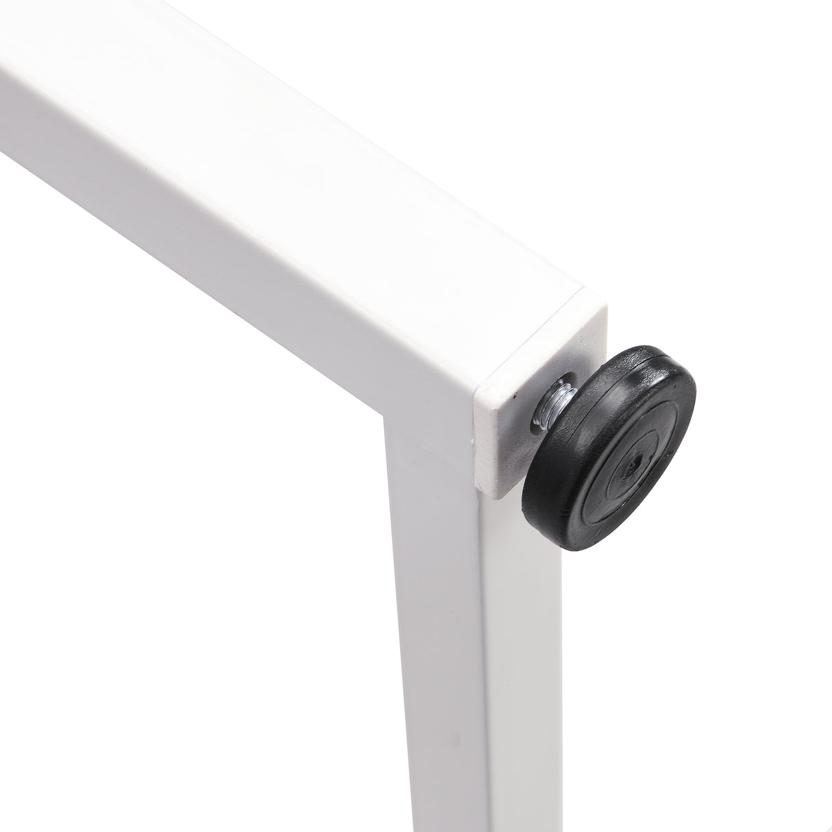 TOPMAX Modern 7-Piece Dining Table Set with Faux Marble Compact 55Inch Kitchen Table Set for 6 White+Cherry