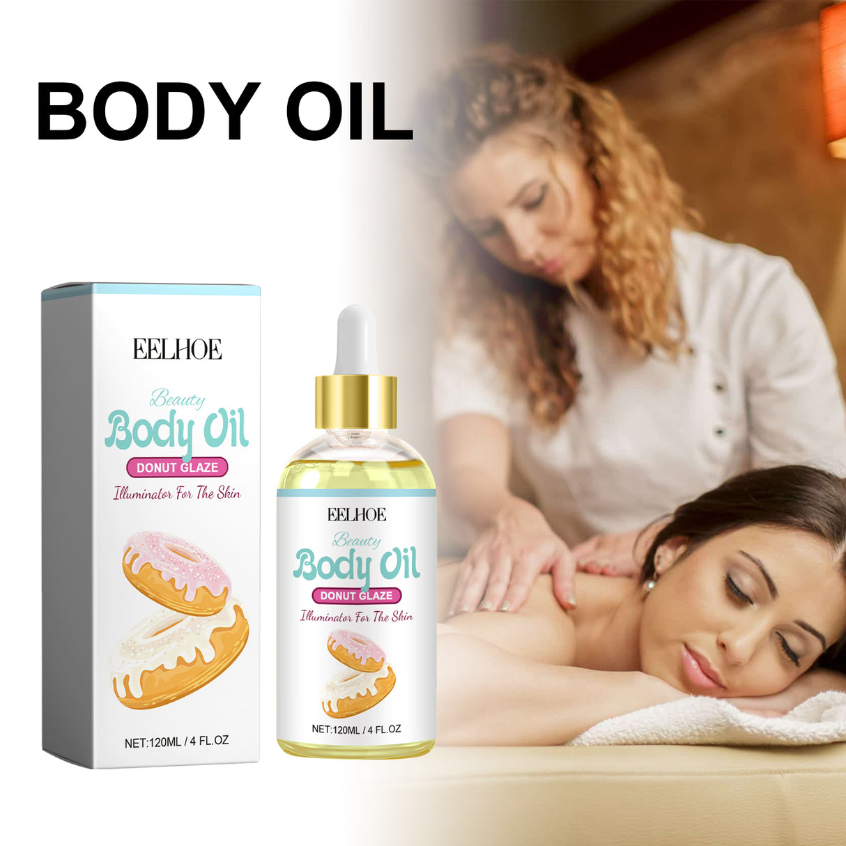 Body Oil, Skin Moisturizing Delicate Firming Skin Relaxing Body Muscle Massage Essence Oil - V.I.P Digital Presence