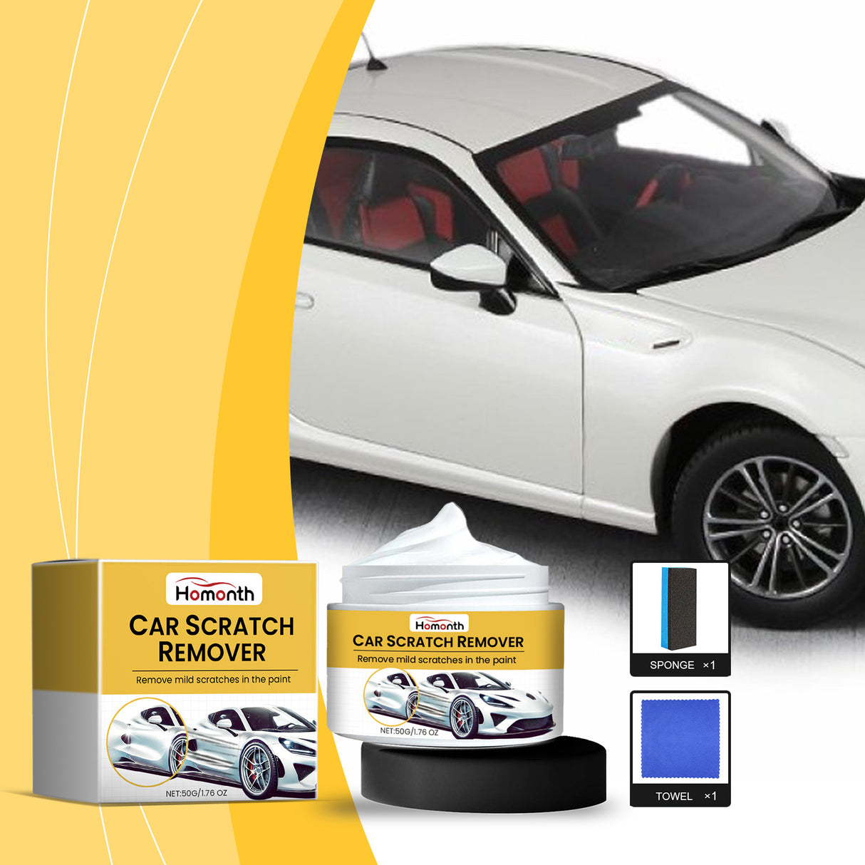 Car Scratch Repair Cream Car Paint Scratch Cream Cleaning And Maintenance Coating Car Paint Coating Agent - V.I.P Digital Presence