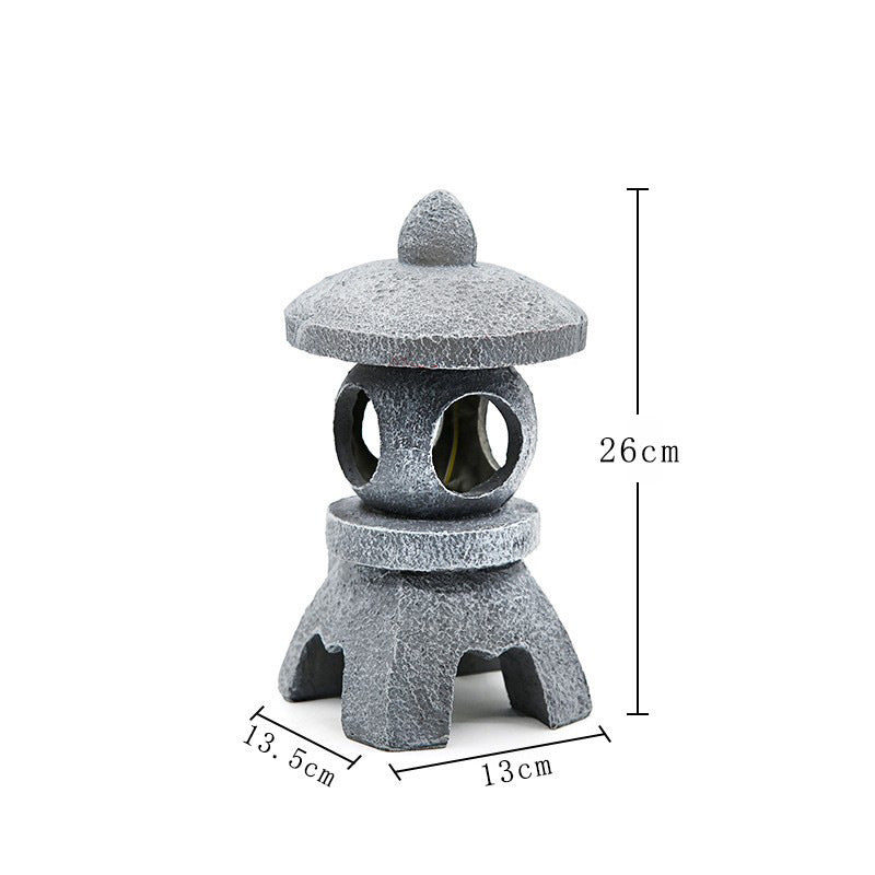 Solar-Powered Zen Garden Decor: Pagoda Lanterns & Statues - V.I.P Digital Presence