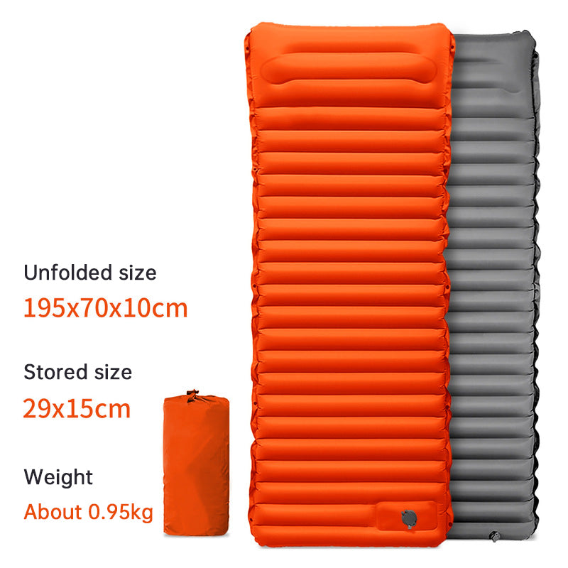 Ultralight Camping Sleeping Pad: Thicken, Self-Inflating with Built-in Pump (Outdoor/Travel) - V.I.P Digital Presence
