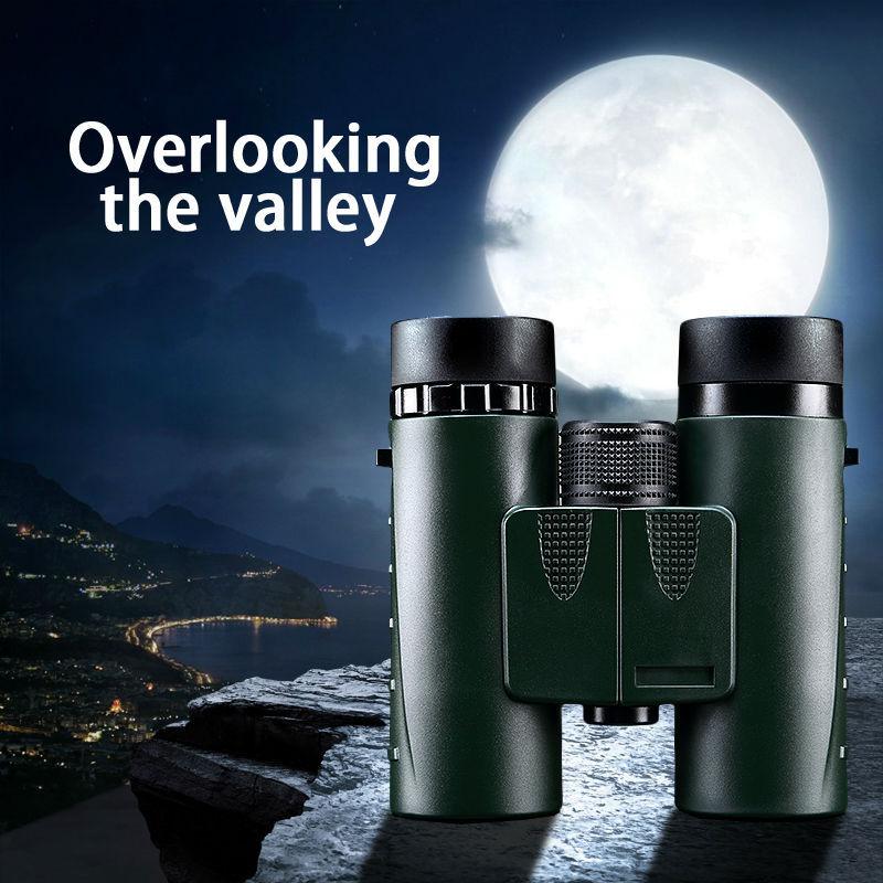 Military HD Compact Binoculars 8x32 Optics Telescope Zoom Powerful Vision Objective Lens Army Green for Hunting Sport USCAMEL