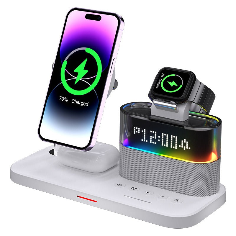 Magnetic wireless charger 3 in 1 wireless charger clock wireless charger suitable for Apple 3 in 1 wireless charger - V.I.P Digital Presence