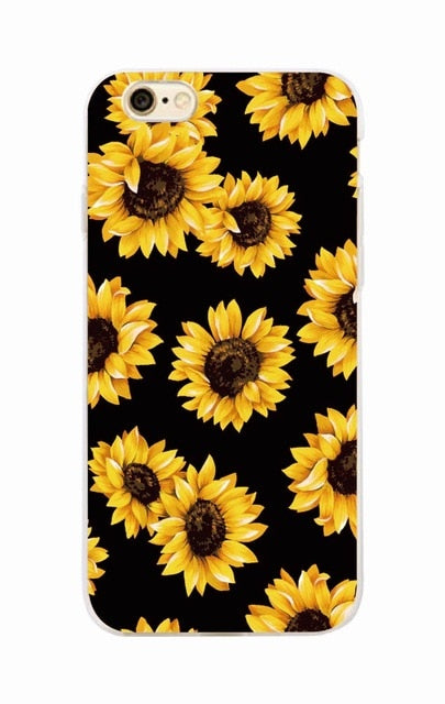 Cute Summer Daisy Sunflower Floral Flower Soft Clear Phone Case Fundas Coque For iPhone 7 7Plus 6 6S 8 8PLUS X XS Max SAMSUNG - V.I.P Digital Presence