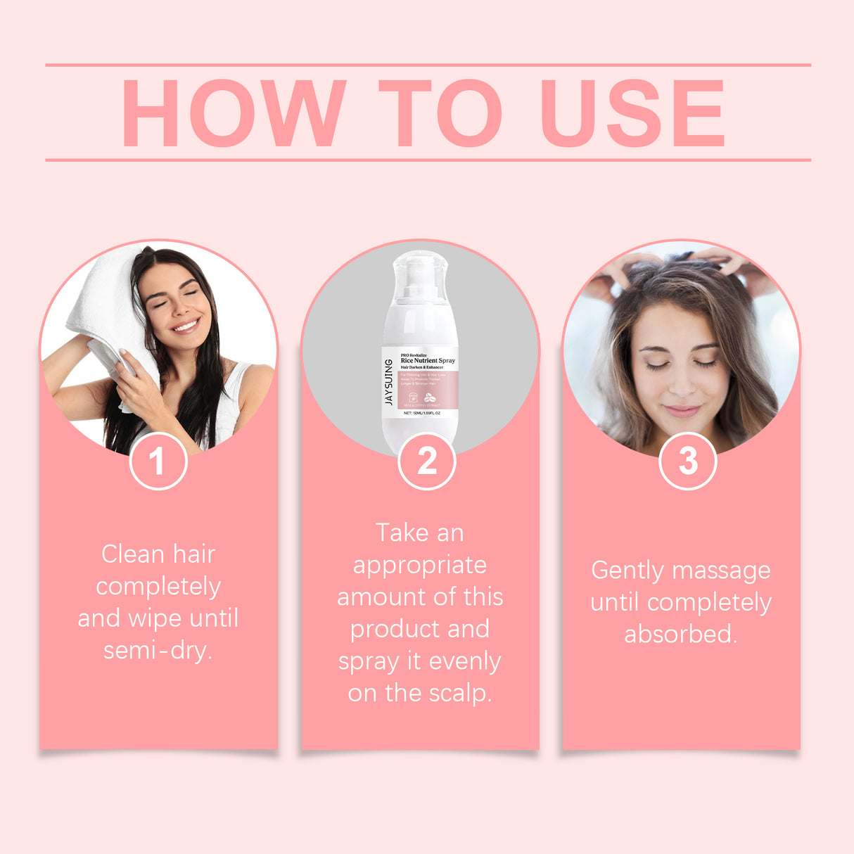 Rice Hair Care Spray Hydrates And Nourishes Hair Soft And Shiny Daily Care Spray - V.I.P Digital Presence