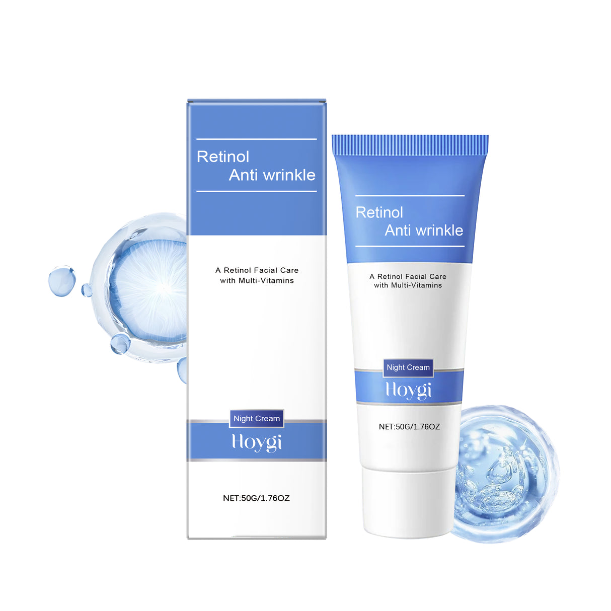 Retinol Hydrating Night Cream Hydrates, Nourishes And Brightens Facial Skin And Hydrates Overnight Skin Care Cream
