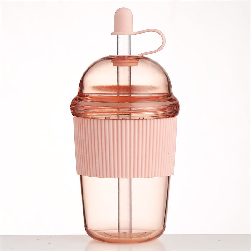 630ML straw cup (with lid/straw) – coffee, milk, tea, water, juice; Ins-style, office-friendly - V.I.P Digital Presence