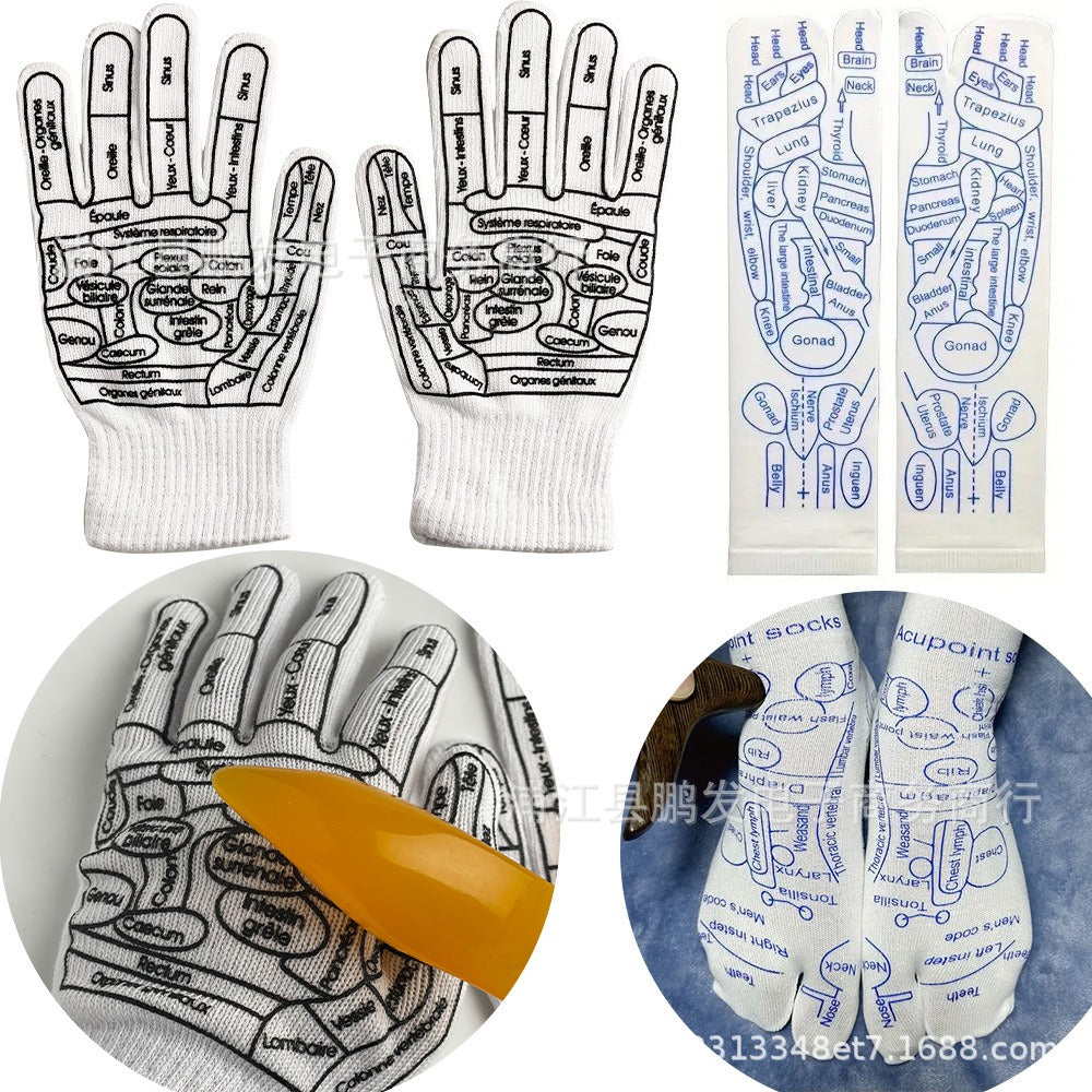 Reflexology Socks Women Foot Massage Meridian Acupoint Reflex Area Acupoint Socks And Foot Acupoint Illustration Socks for Foot - V.I.P Digital Presence